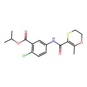 氧硫杂环己烷甲酰苯胺 structure