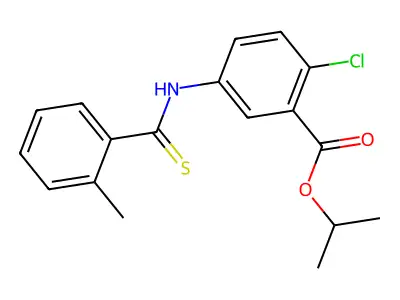 Benzcarbothioanilide deriv. structure