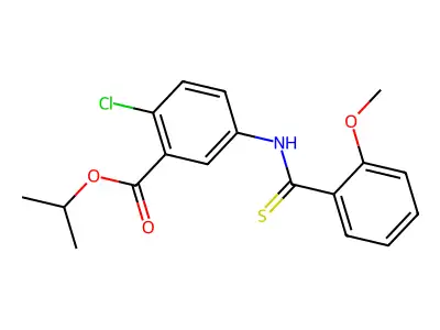 Benzcarbothioanilide deriv. structure