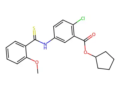 Benzcarbothioanilide deriv. structure