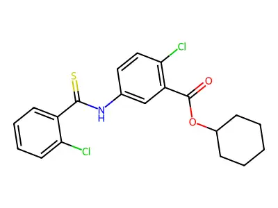 Benzcarbothioanilide deriv. structure