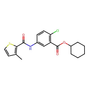 Thiophenecarboxanilide deriv. structure