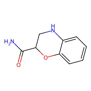 3,4-二氢-2H-1,4-苯并恶嗪-2-甲酰胺 structure