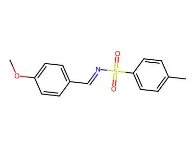 N-[(4-Methoxyphenyl)methylidene]-4-methylbenzene-1-sulfonamide structure