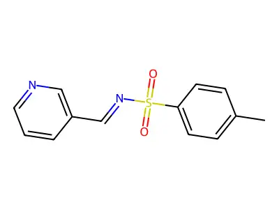 4-methyl-N-[(pyridin-3-yl)methylidene]benzene-1-sulfonamide structure