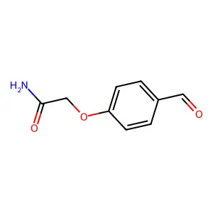 2-(4-Formylphenoxy)acetamide structure