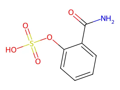 Benzamide, 2-(sulfooxy)- structure