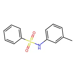 N-(3-Methylphenyl)benzenesulfonamide structure