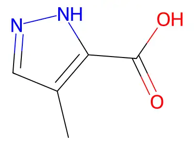 4-Methylpyrazole-3-carboxylic acid structure