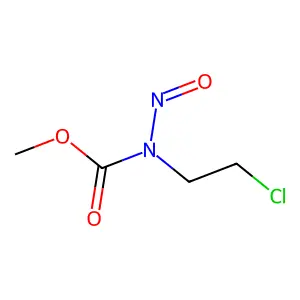 Carbamic acid, (2-chloroethyl)nitroso-, methyl ester structure