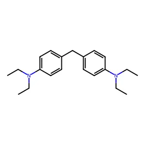 4,4'-methylenebis[N,N-diethylaniline] structure