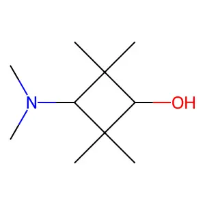 3-(Dimethylamino)-2,2,4,4-tetramethylcyclobutan-1-ol structure