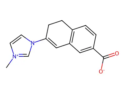 1H-Imidazolium, 1-(7-carboxy-3,4-dihydro-2-naphthalenyl)-3-methyl-, hydroxide, inner salt structure