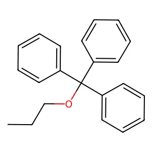 [Diphenyl(propoxy)methyl]benzene structure