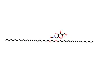 1-stearyl-2-behenylglycerate-3-N-methylglucamine structure