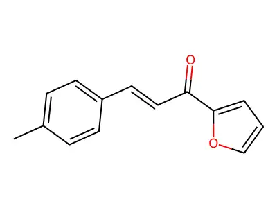 (2E)-1-(2-Furanyl)-3-(4-methylphenyl)-2-propen-1-one structure