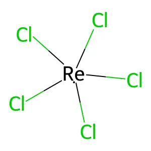 五氯化铼 structure
