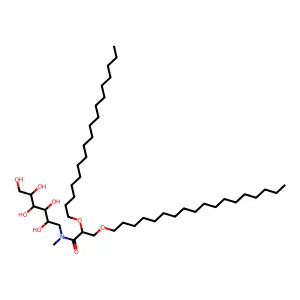 1,2-二硬脂酰甘油酸-3-N-甲基葡胺 structure