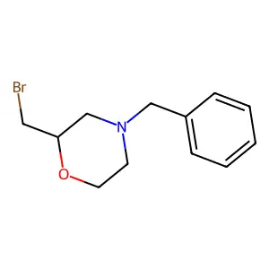 (R)-4-Benzyl-2-(bromomethyl)morpholine structure