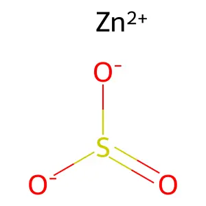 亚硫酸锌 structure