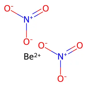 硝酸铍 structure