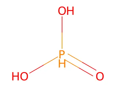 亞磷酸 structure