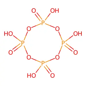 偏磷酸(H4P4O12) structure