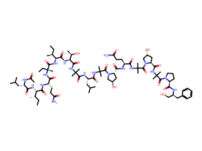 Zervamicin Z-L structure