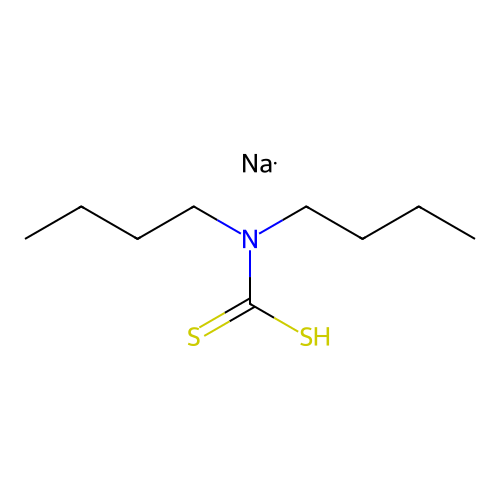 SODIUM DIBUTYLDITHIOCARBAMATE structure