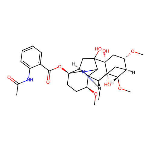 Ranaconitine structure