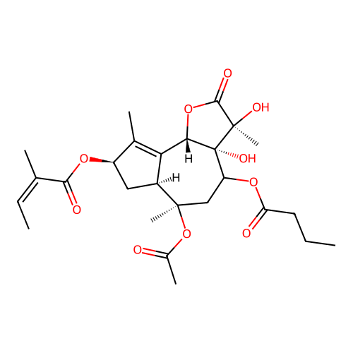Nortrilobolide structure
