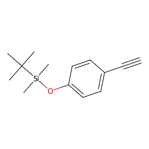 Tert-butyl(4-ethynylphenoxy)dimethylsilane structure