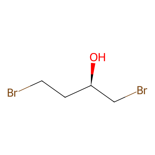 (R)-1,4-dibromobutan-2-ol structure