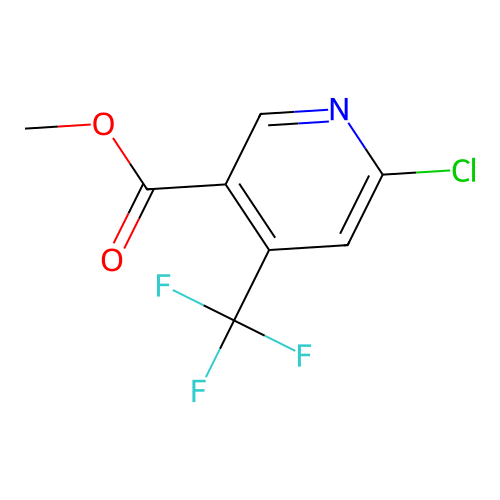 Methyl 6-chloro-4-(trifluoromethyl)nicotinate structure