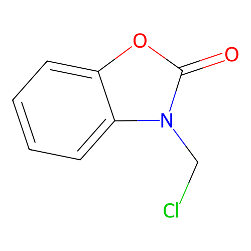 3-(chloromethyl)-1,3-benzoxazol-2(3H)-one structure