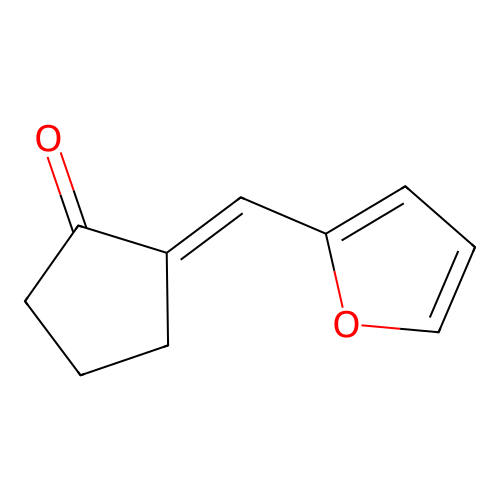 (2E)-2-(furan-2-ylmethylidene)cyclopentan-1-one structure