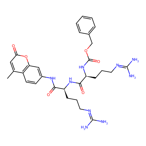 Z-Arg-Arg-AMC structure
