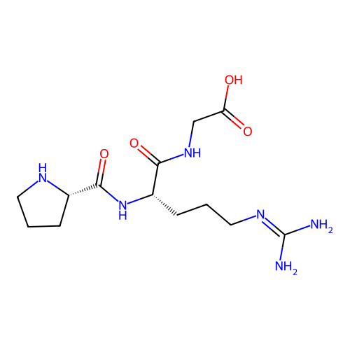 Pro-Arg-Gly structure