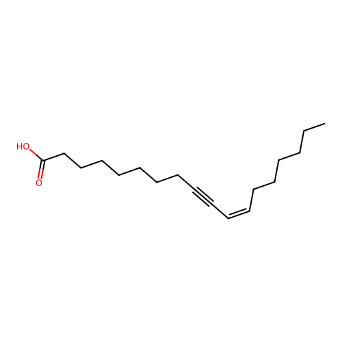 11-Octadecen-9-ynoic acid, (Z)- structure