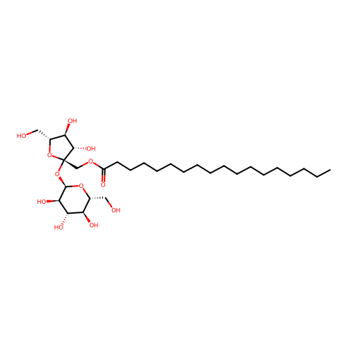 Sucrose, 1-stearate structure