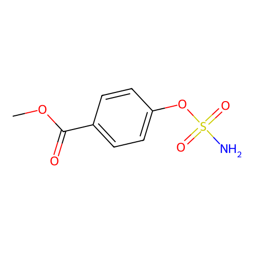 Methyl 4-(sulfamoyloxy)benzoate structure