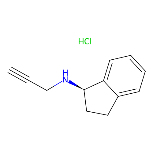 Rasagiline hydrochloride structure