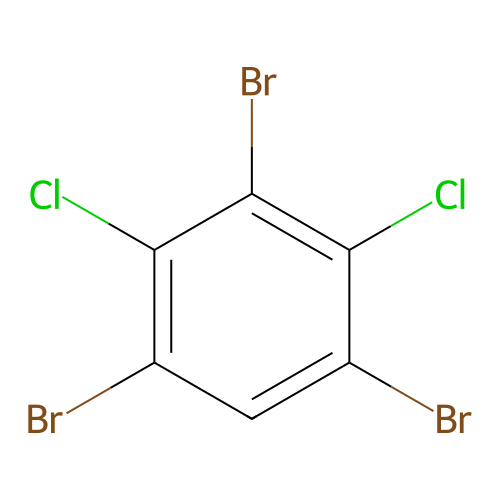 1,3,5-Tribromo-2,4-dichlorobenzene structure