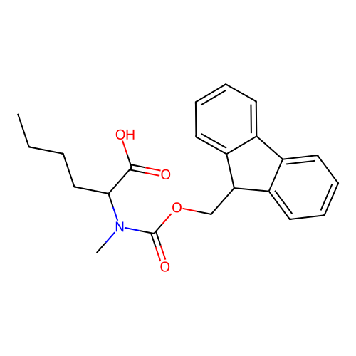Fmoc-N-methyl-L-norleucine structure