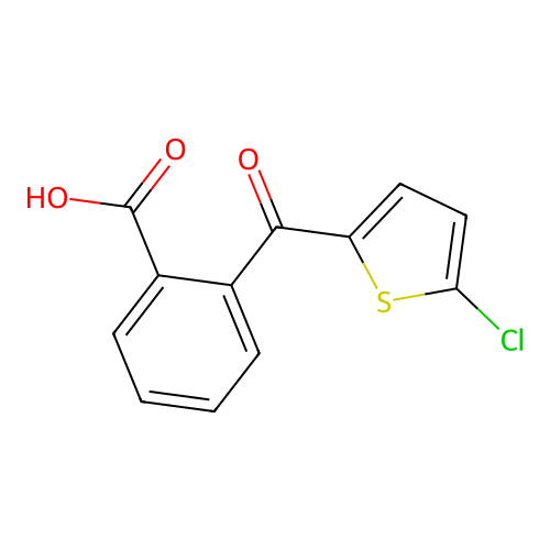 2-(5-chlorothiophene-2-carbonyl)benzoic Acid structure