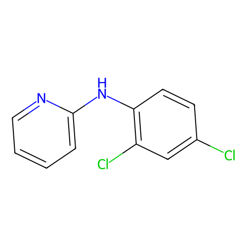 N-(2,4-dichlorophenyl)pyridin-2-amine structure