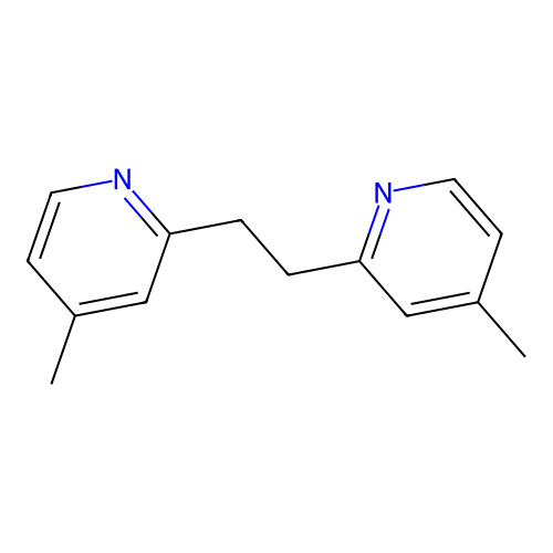 4-Methyl-2-[2-(4-methyl-2-pyridinyl)ethyl]pyridine structure