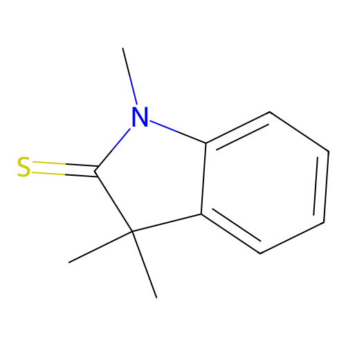 1,3,3-Trimethylindole-2-thione structure