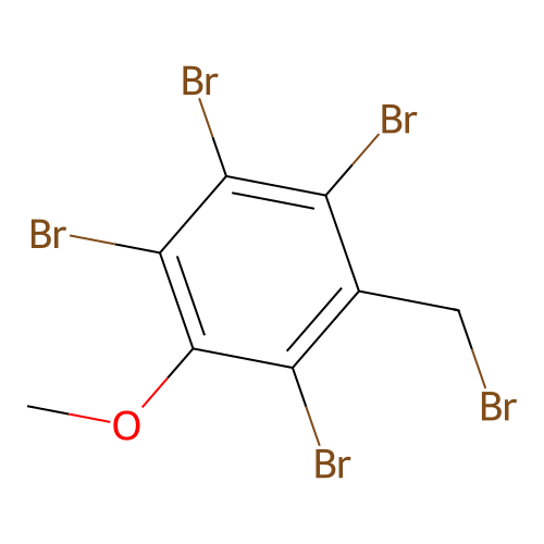 1,2,3,5-Tetrabromo-4-(bromomethyl)-6-methoxybenzene structure