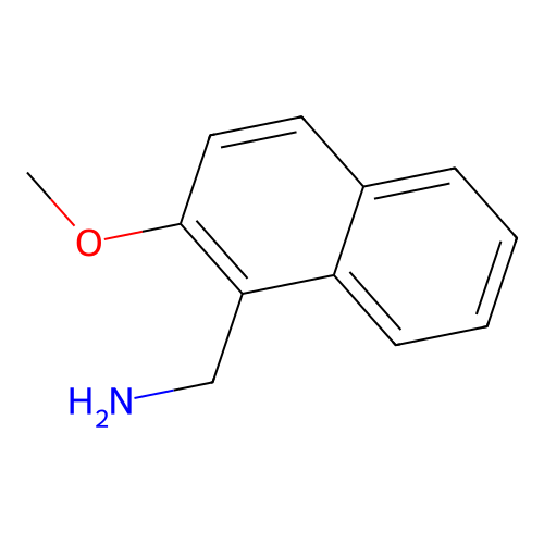 (2-Methoxynaphthalen-1-yl)methanamine structure